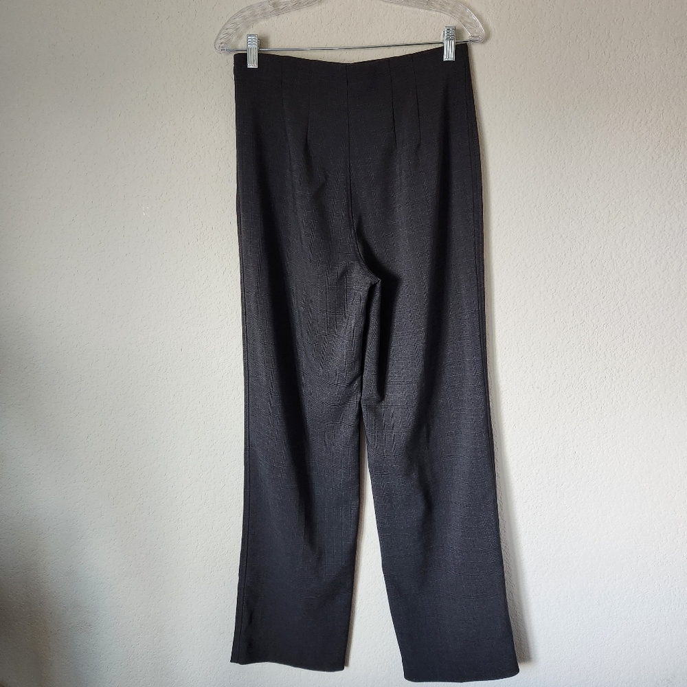 Worthington Stretch Gray Plaid Pant, Size 10 - Picture 2 of 8